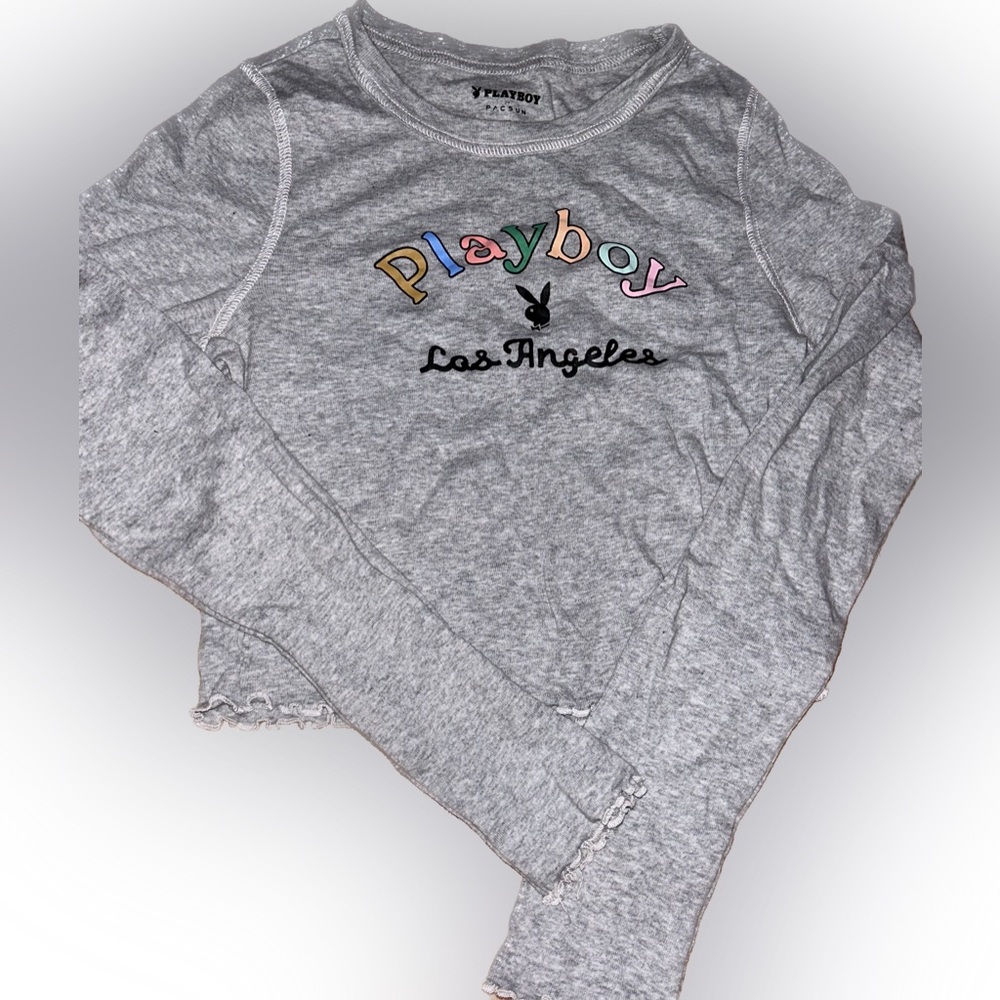 y2k 2000s vintage playboy pacsun lacey long sleeve ! size s